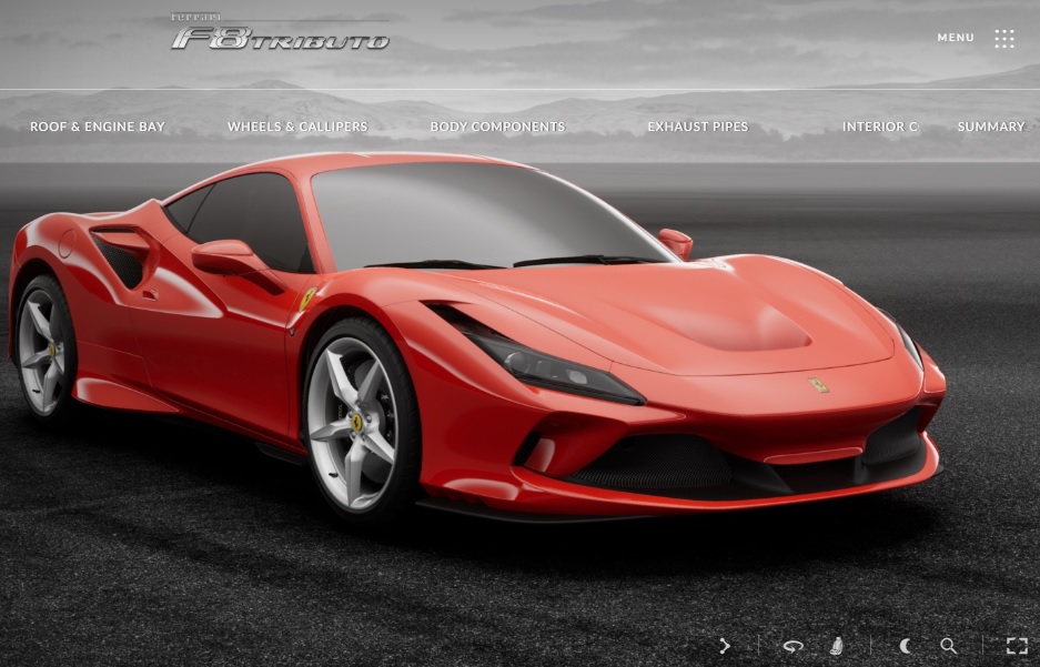 Brinque De Configurar A Sua Ferrari F8 Tributo Motor Show